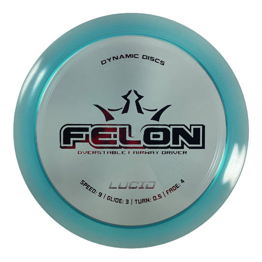 Dynamic Discs Felon | Lucid | Blue/Red 173-174g Disc Golf