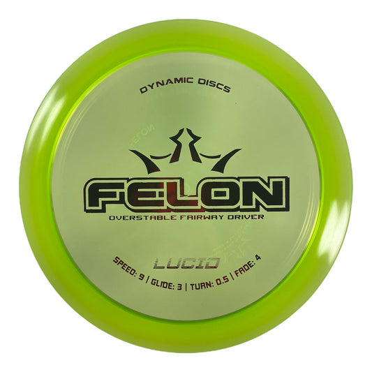 Dynamic Discs Felon | Lucid | Green/Blue 170-171g Disc Golf