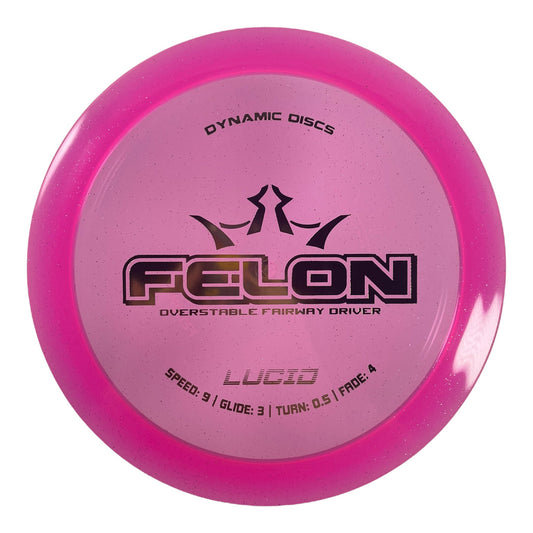 Dynamic Discs Felon | Lucid | Pink/Gold 170-171g Disc Golf