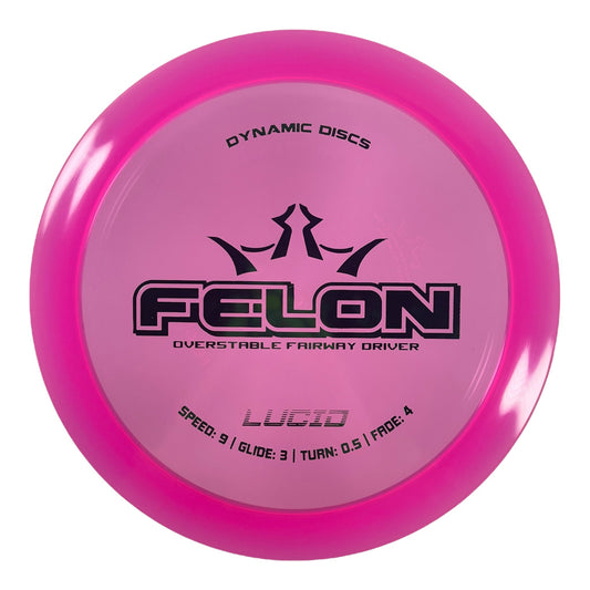 Dynamic Discs Felon | Lucid | Pink/Green 173-176g Disc Golf