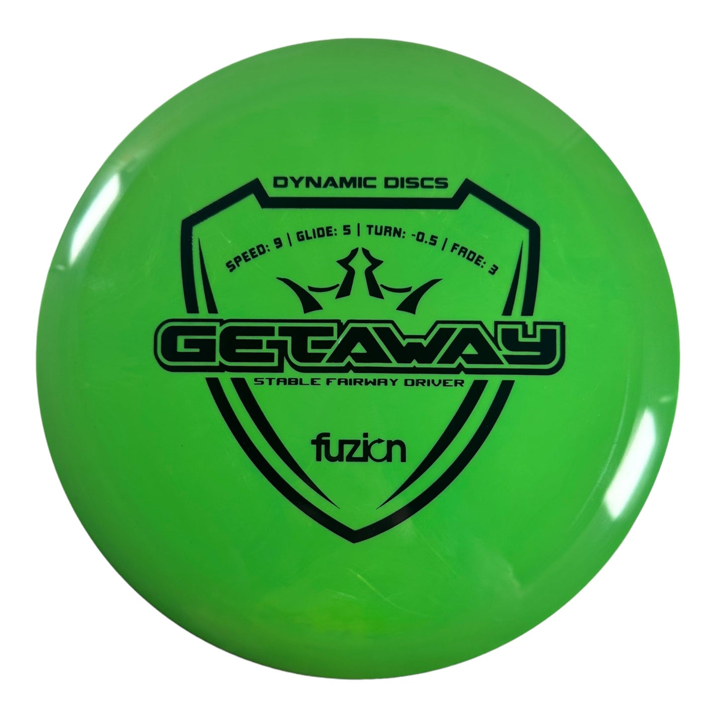 Dynamic Discs Getaway | Fuzion | Green/Black 172g Disc Golf