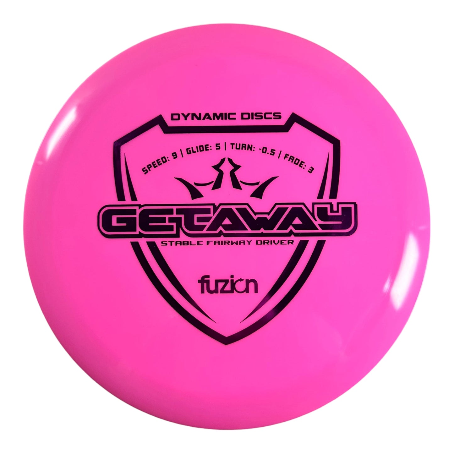 Dynamic Discs Getaway | Fuzion | Pink/Pink 173g Disc Golf