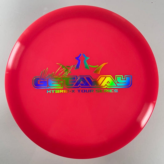 Dynamic Discs Getaway | Hybrid-X | Pink/Holo 173g (Mason Ford) Disc Golf