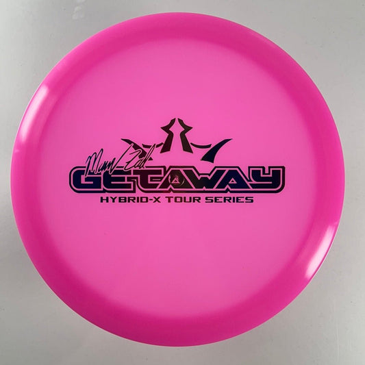 Dynamic Discs Getaway | Hybrid-X | Pink/Rainbow 175g (Mason Ford) Disc Golf