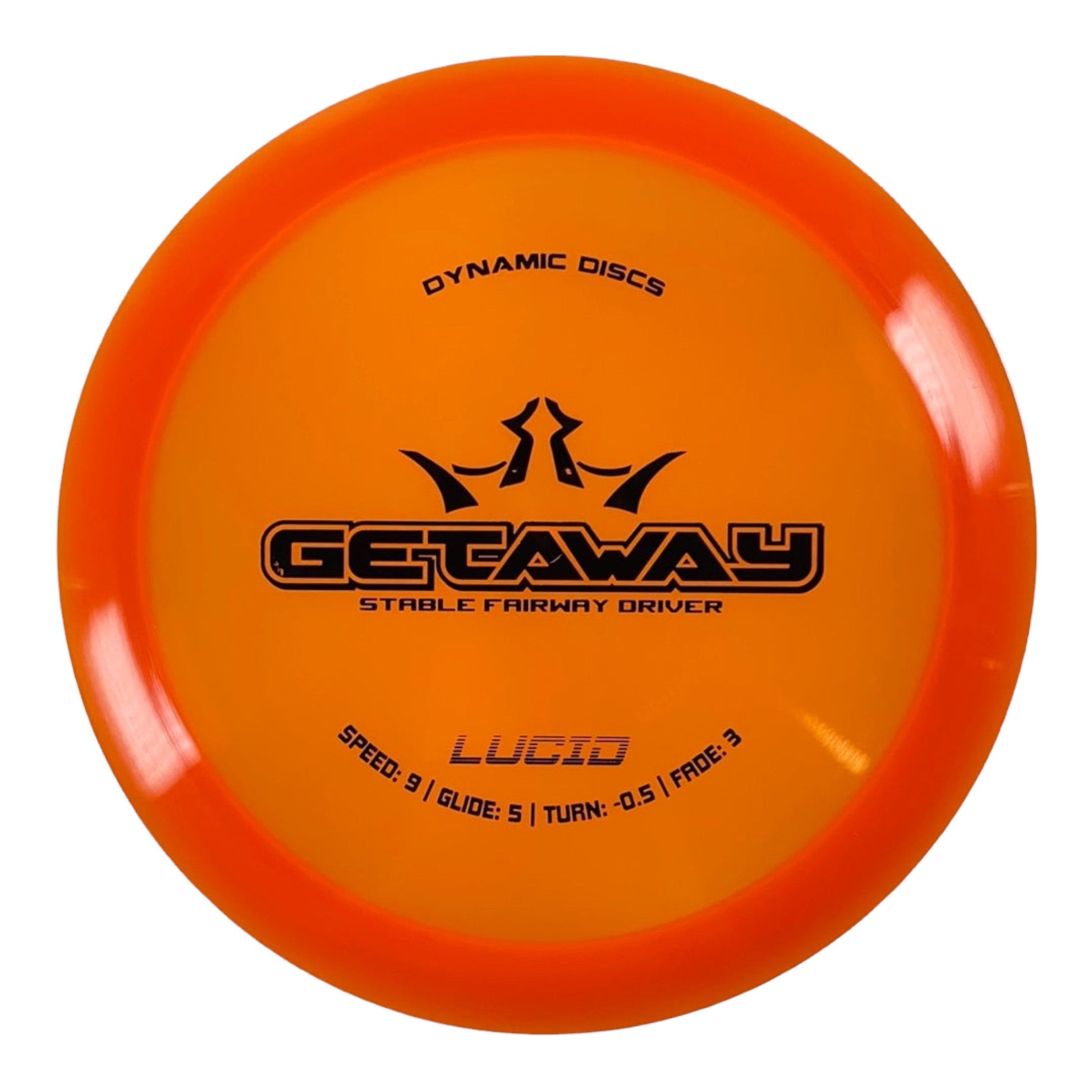Dynamic Discs Getaway | Lucid | Orange/Black 170g Disc Golf