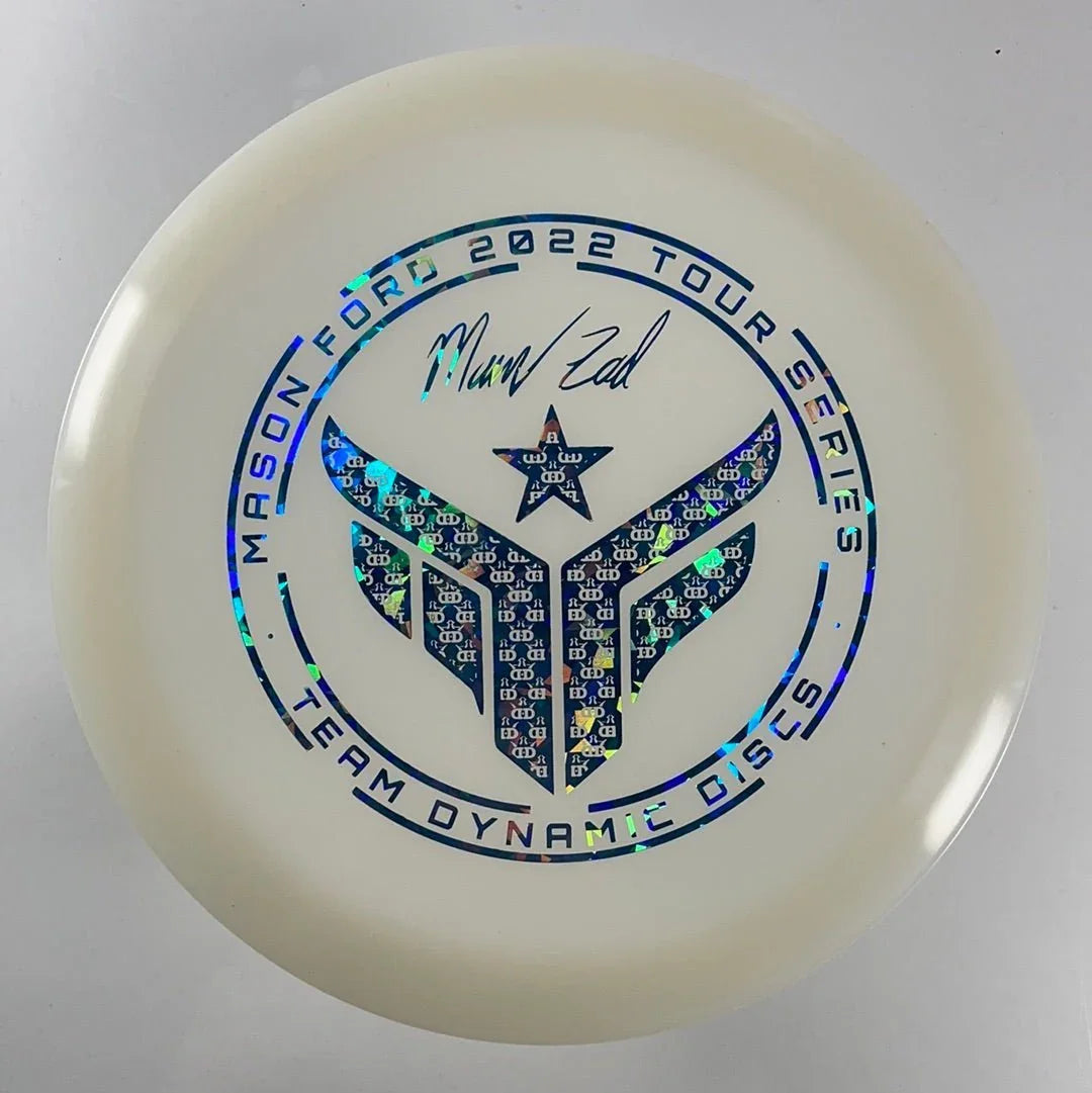 Dynamic Discs Getaway | Hybrid - X | White/Blue Holo 175g (Mason Ford) Disc Golf
