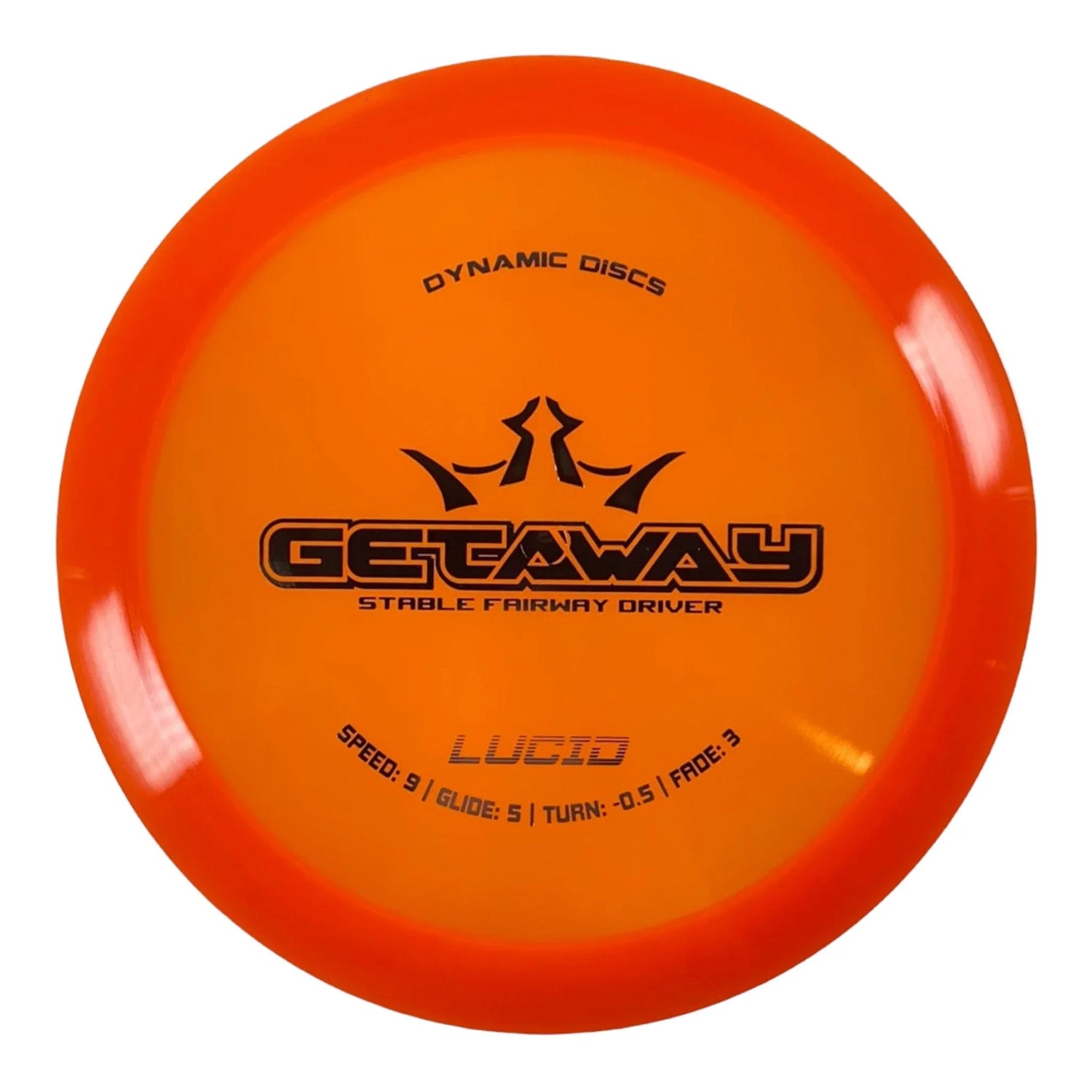 Dynamic Discs Getaway | Lucid | Orange/Black 171g Disc Golf
