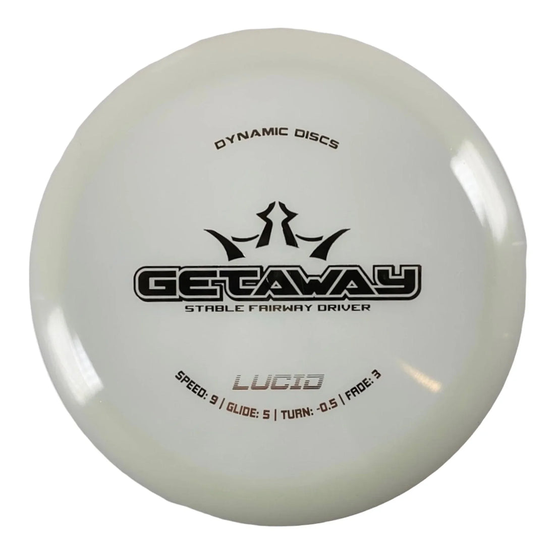 Dynamic Discs Getaway | Lucid | White/Gold 171g Disc Golf