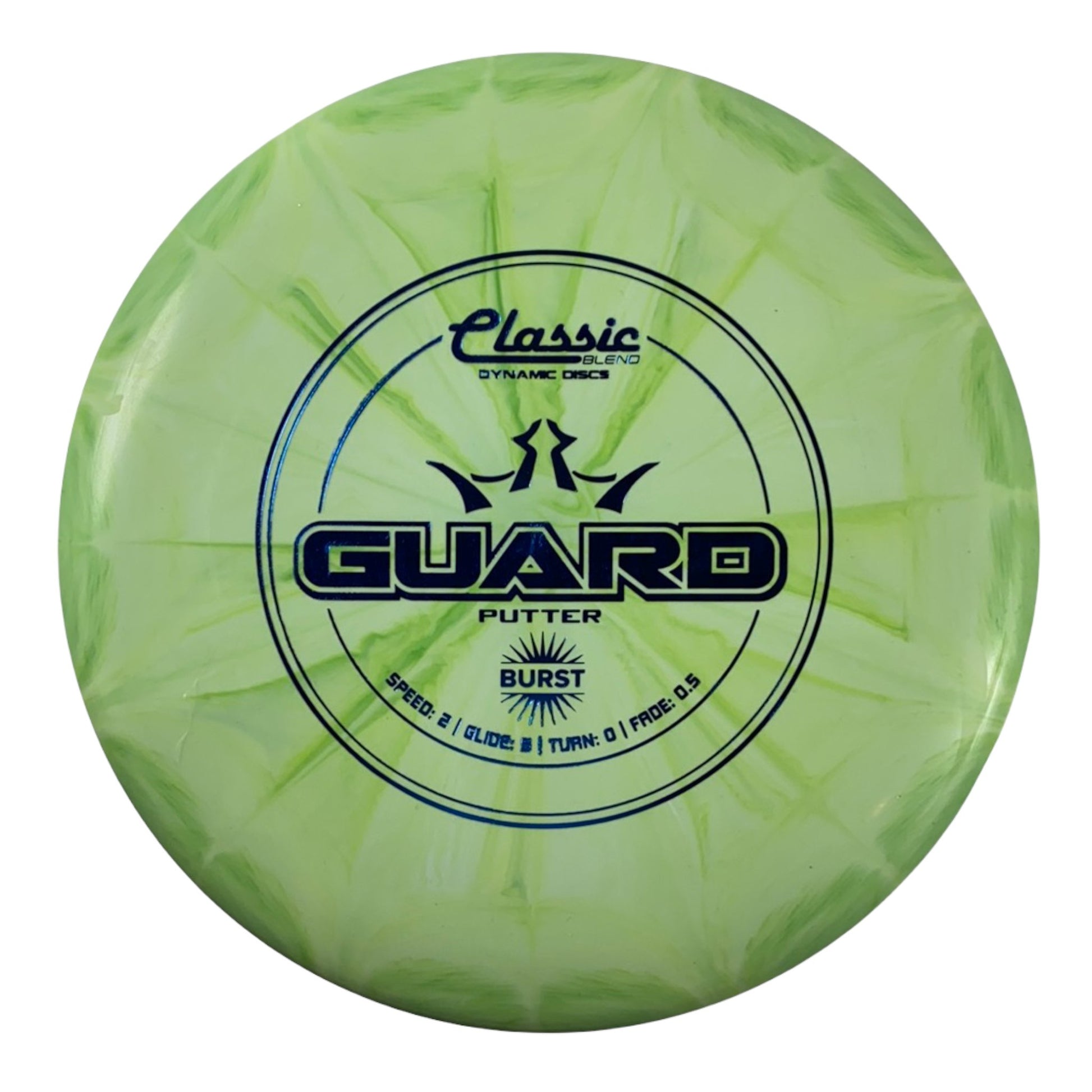 Dynamic Discs Guard | Classic Burst | Green/Blue 174g Disc Golf