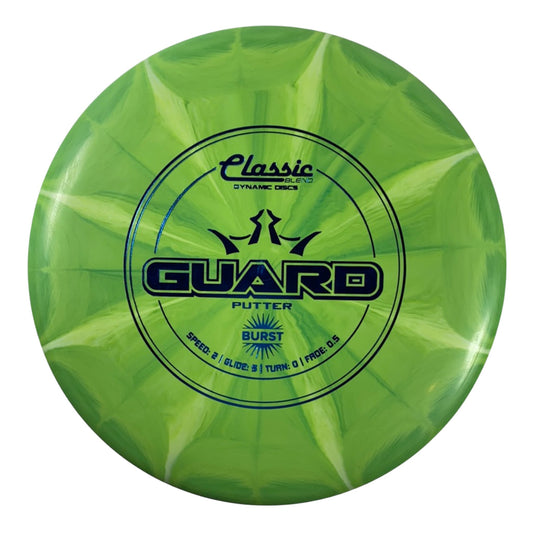 Dynamic Discs Guard | Classic Burst | Green/Burst/Blue 174g Disc Golf