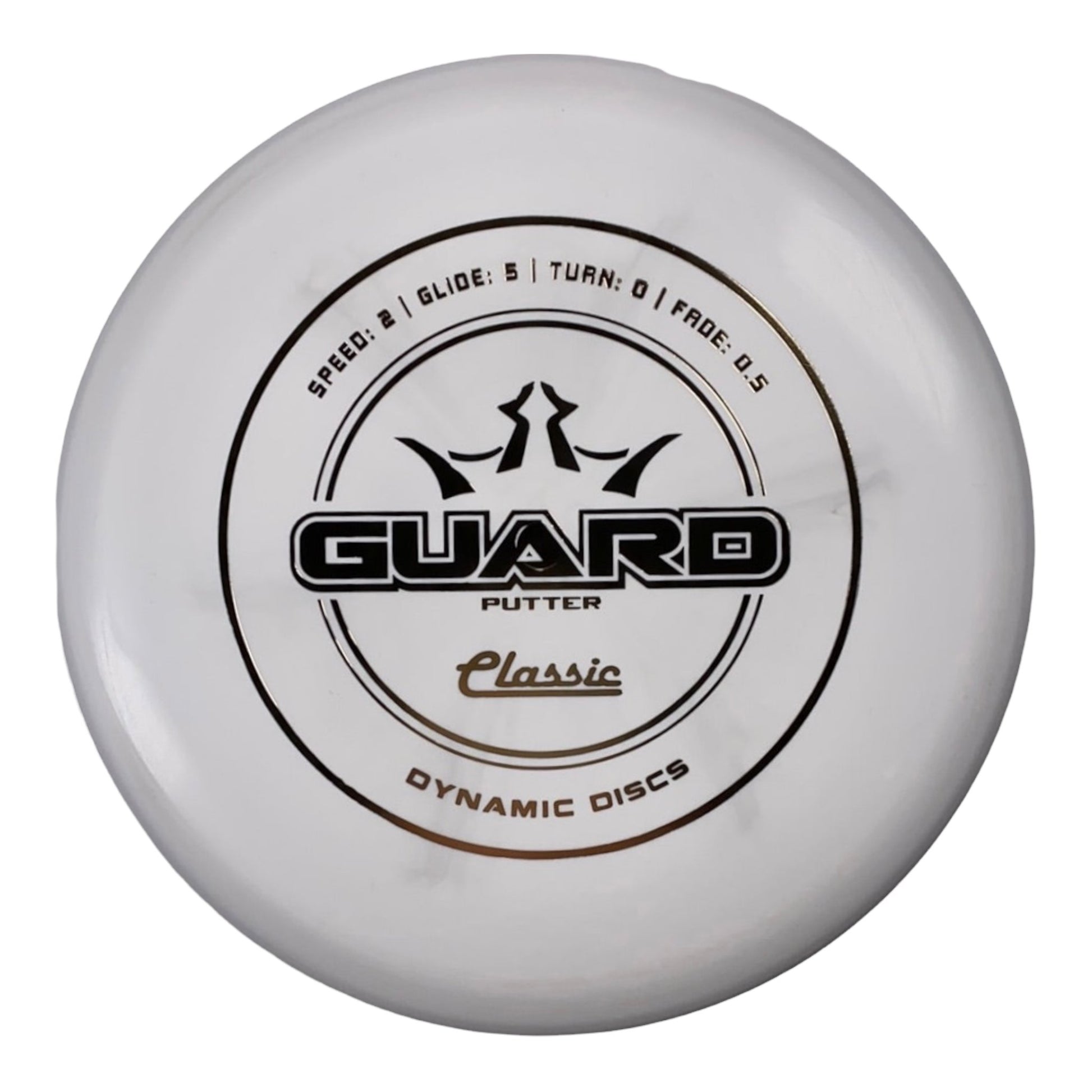 Dynamic Discs Guard | Classic | White/Gold 173-174g Disc Golf
