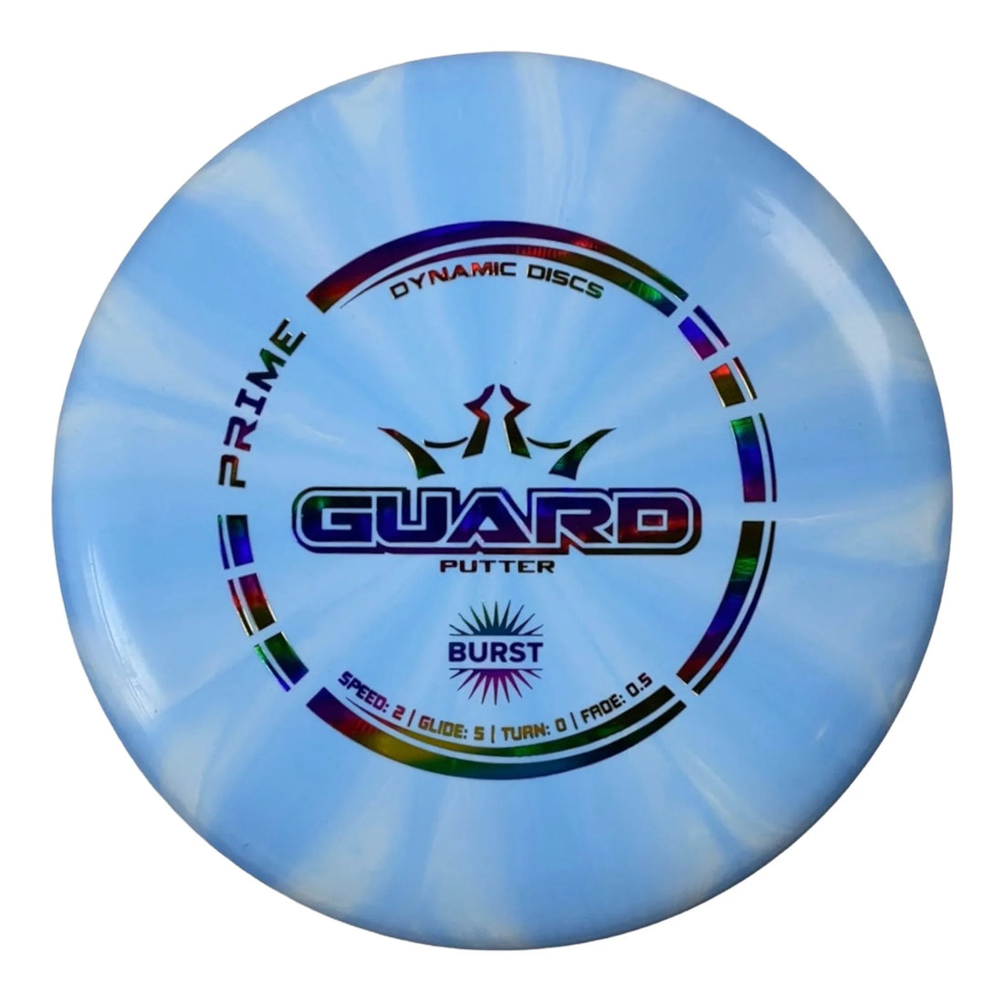 Dynamic Discs Guard | Prime Burst | Blue/Rainbow 173 - 174g Disc Golf