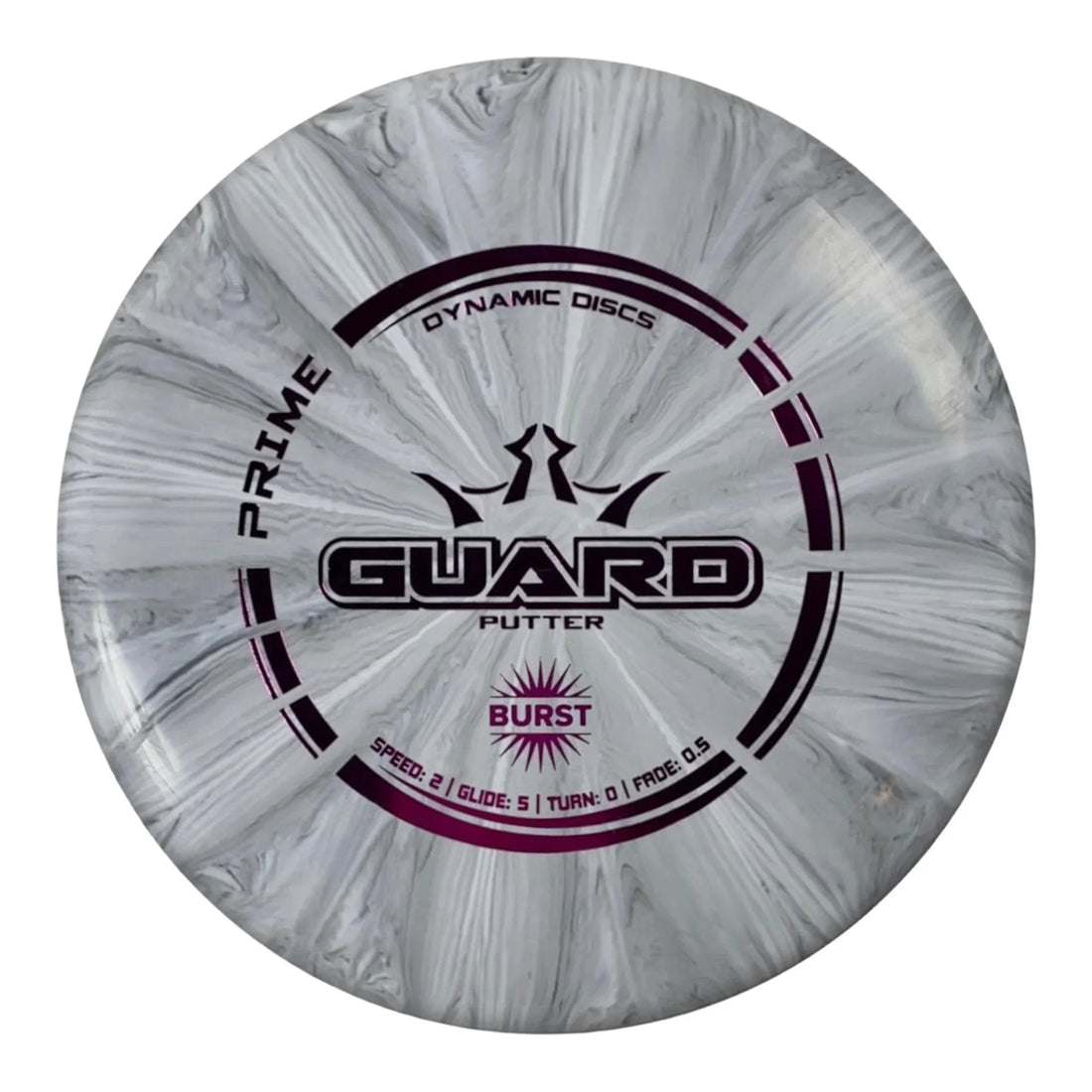 Dynamic Discs Guard | Prime Burst | Grey/Pink 173 - 174g Disc Golf