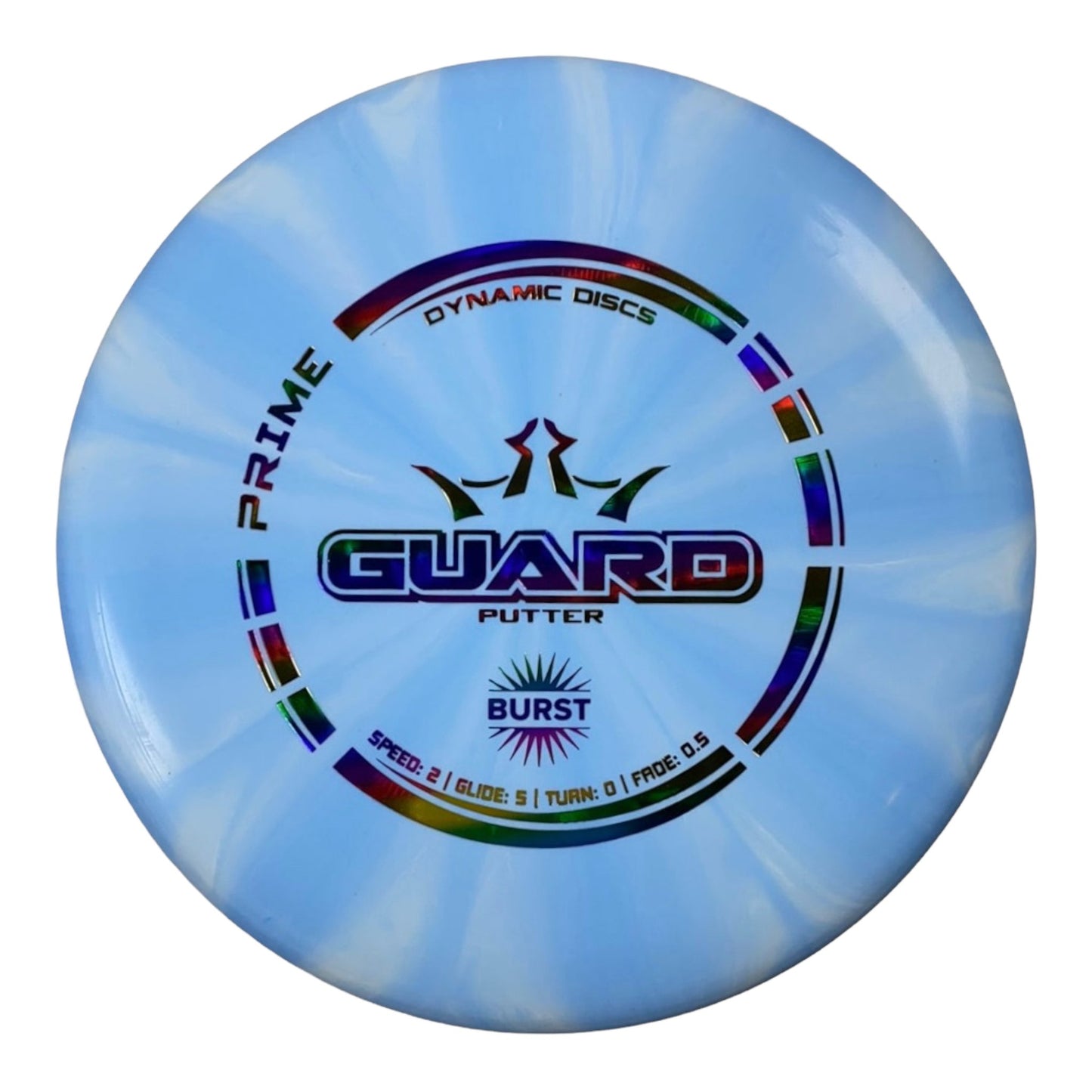 Dynamic Discs Guard | Prime Burst | Blue/Rainbow 173-174g Disc Golf