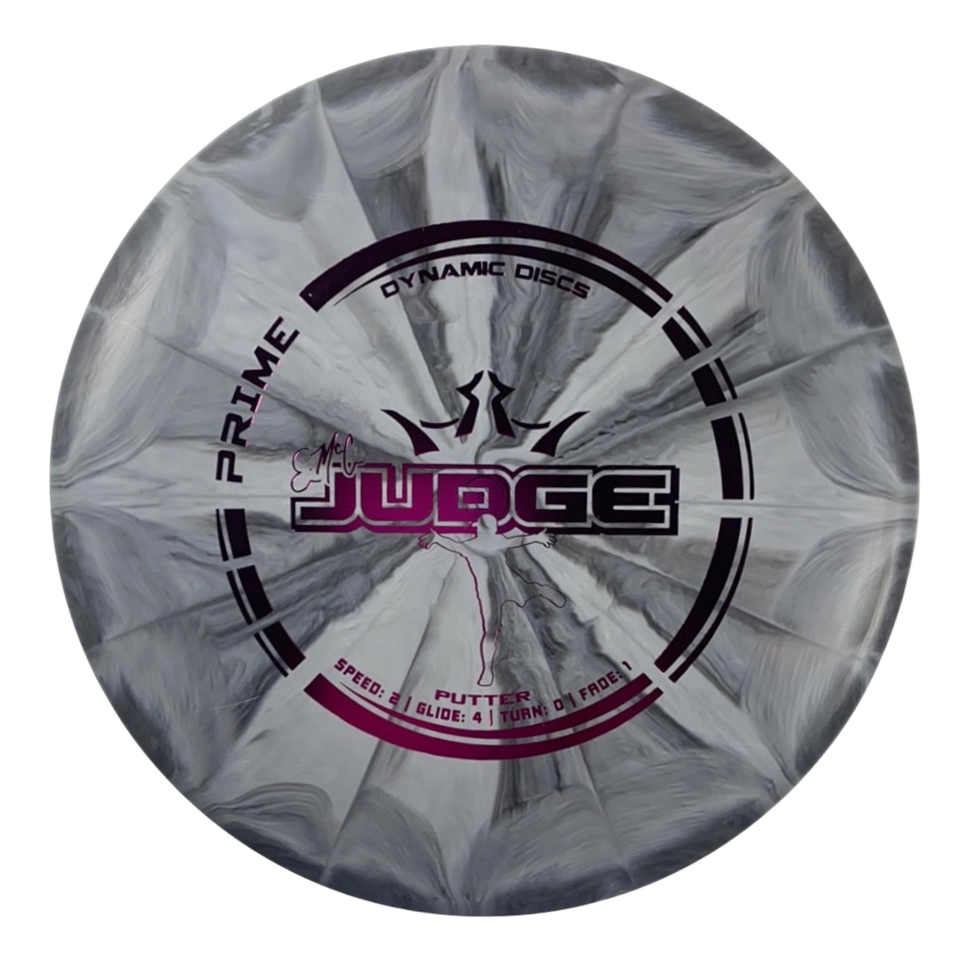 Dynamic Discs Judge | Prime Burst | Grey/Pink 176g Disc Golf
