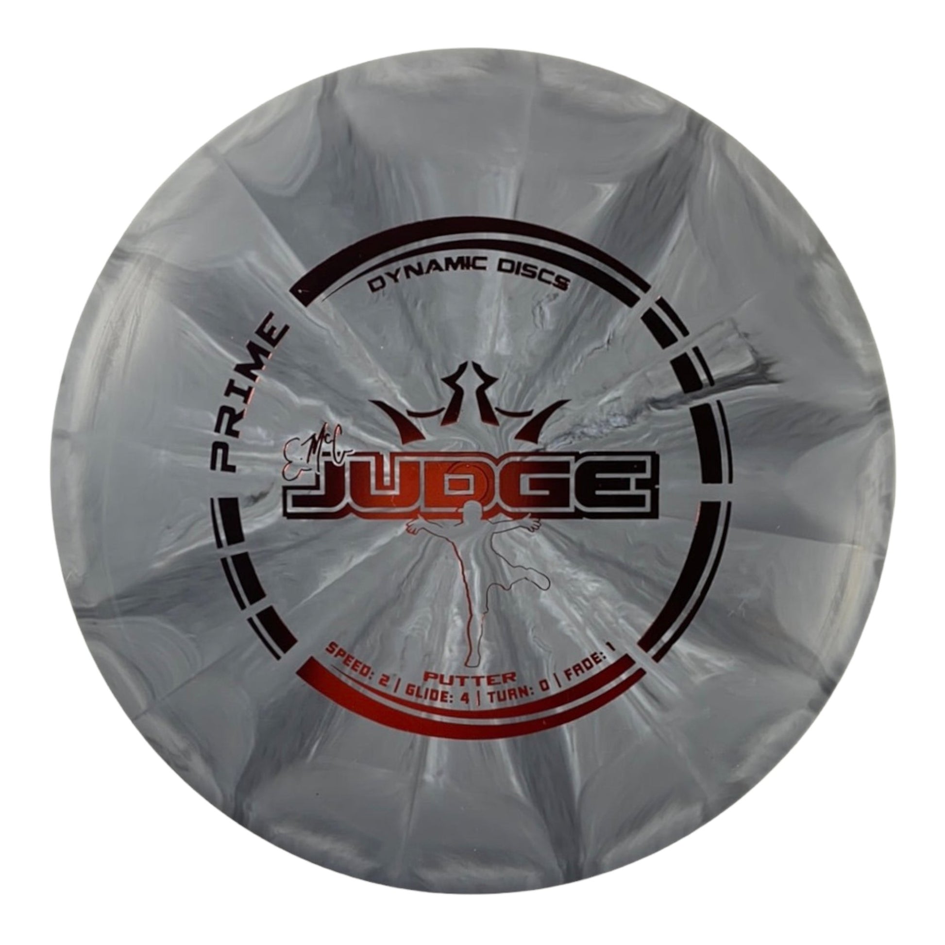 Dynamic Discs Judge | Prime Burst | Grey/Red 176g Disc Golf