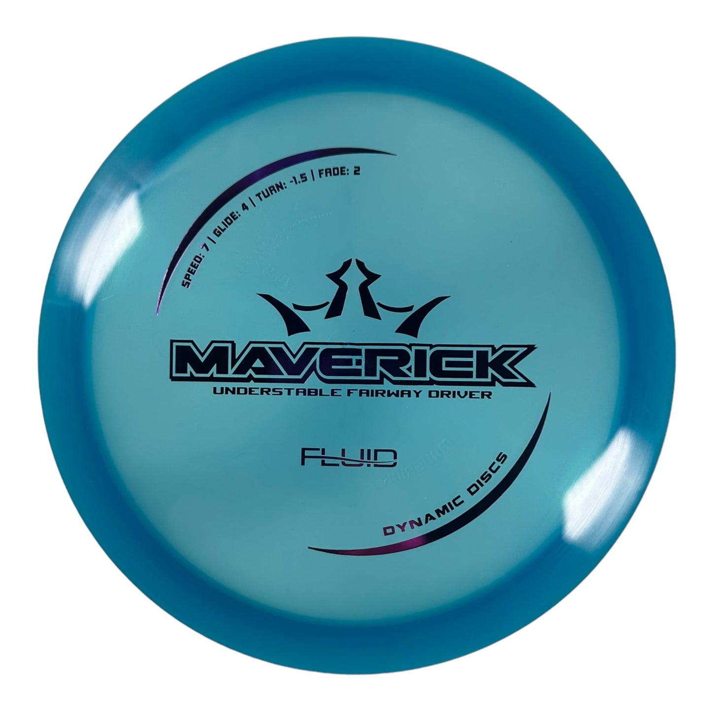 Dynamic Discs Maverick | Fluid | Blue/Purple 175g Disc Golf