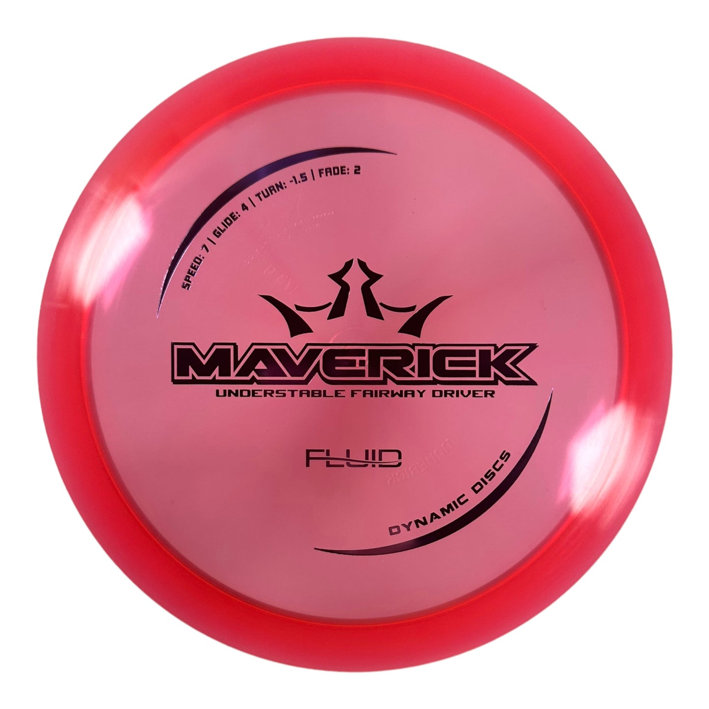 Dynamic Discs Maverick | Fluid | Pink/Purple 173g Disc Golf