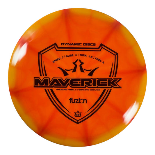 Dynamic Discs Maverick | Fuzion Burst | Orange/Black 173g Disc Golf