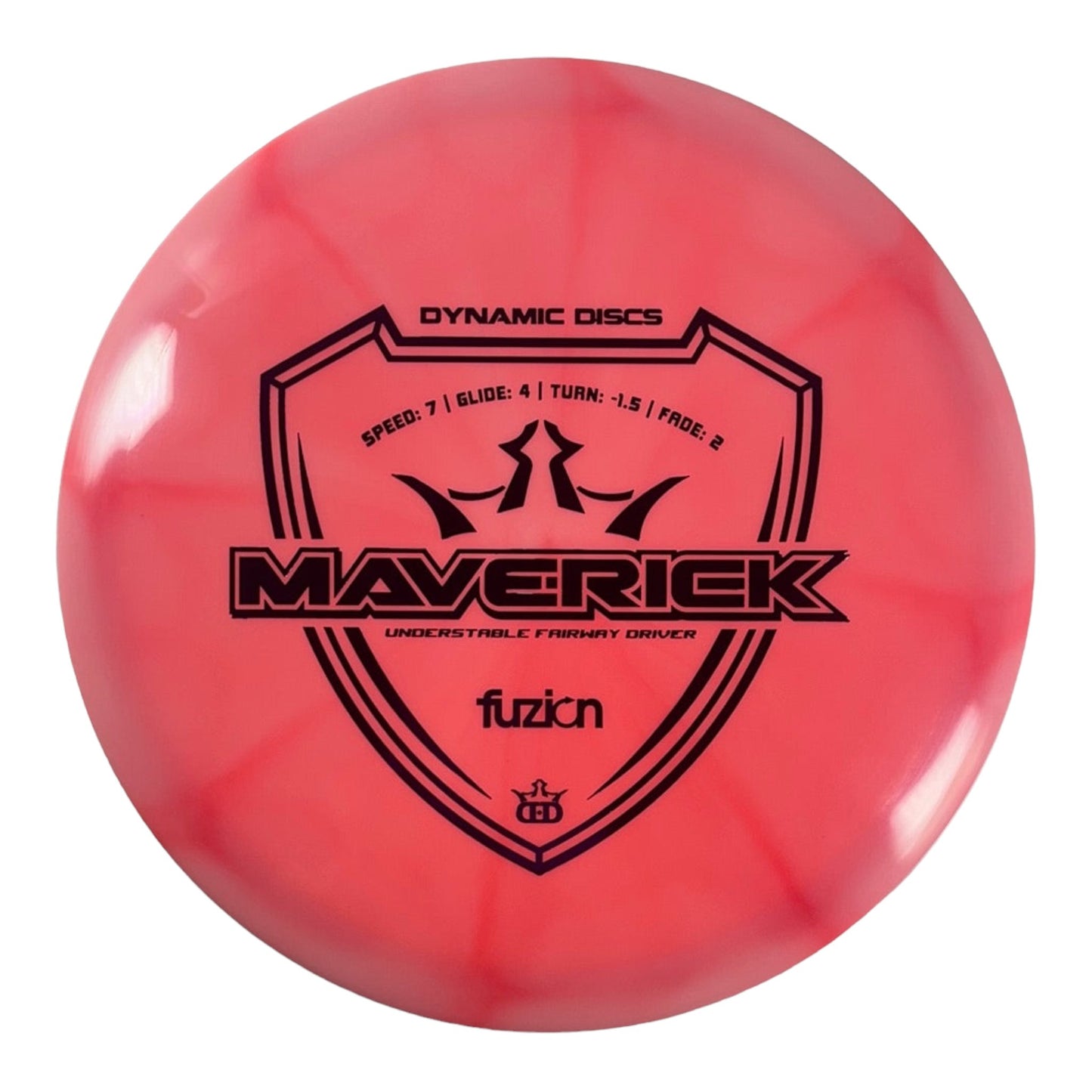 Dynamic Discs Maverick | Fuzion Burst | Pink/Purple 171g Disc Golf
