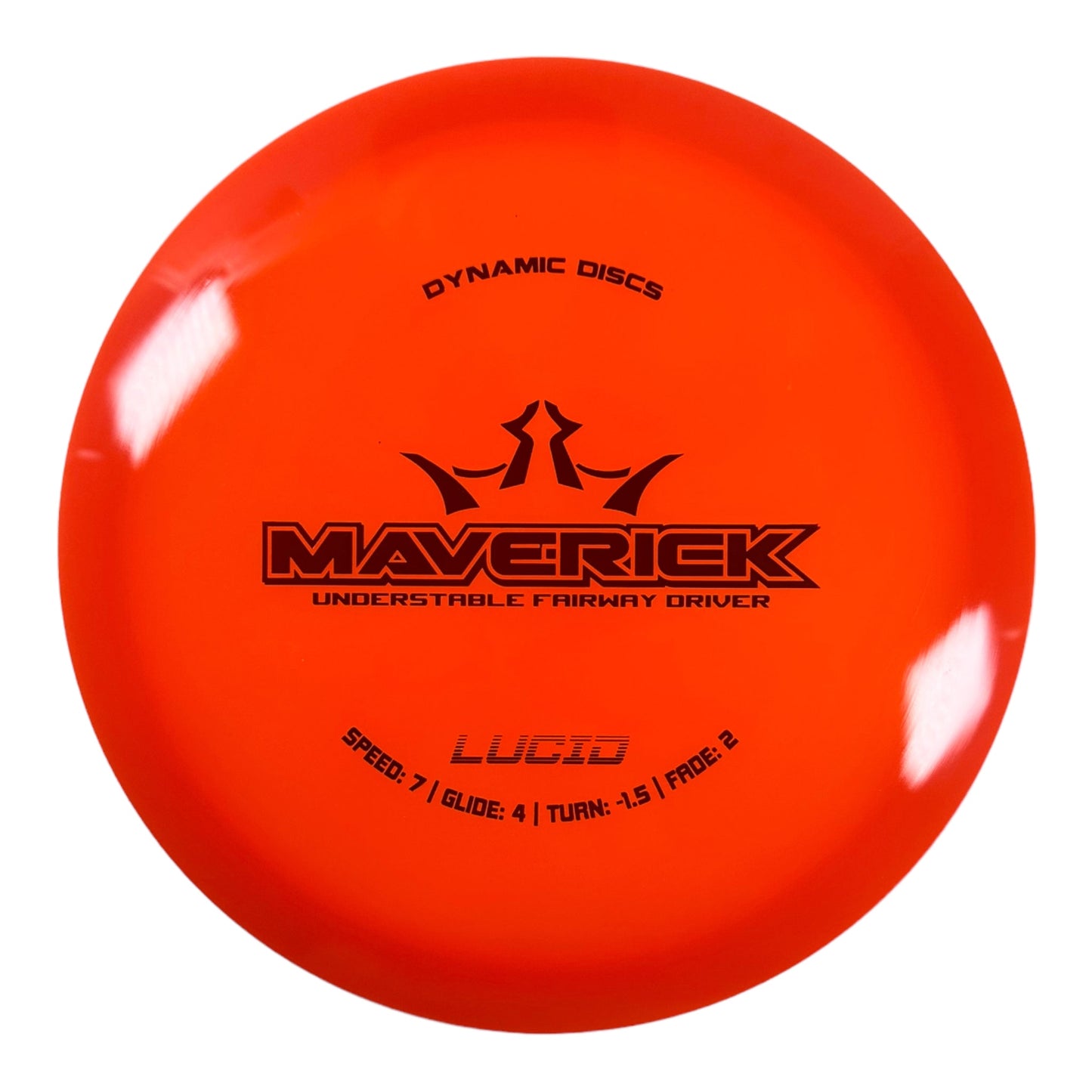 Dynamic Discs Maverick | Lucid | Orange/Red 172g Disc Golf