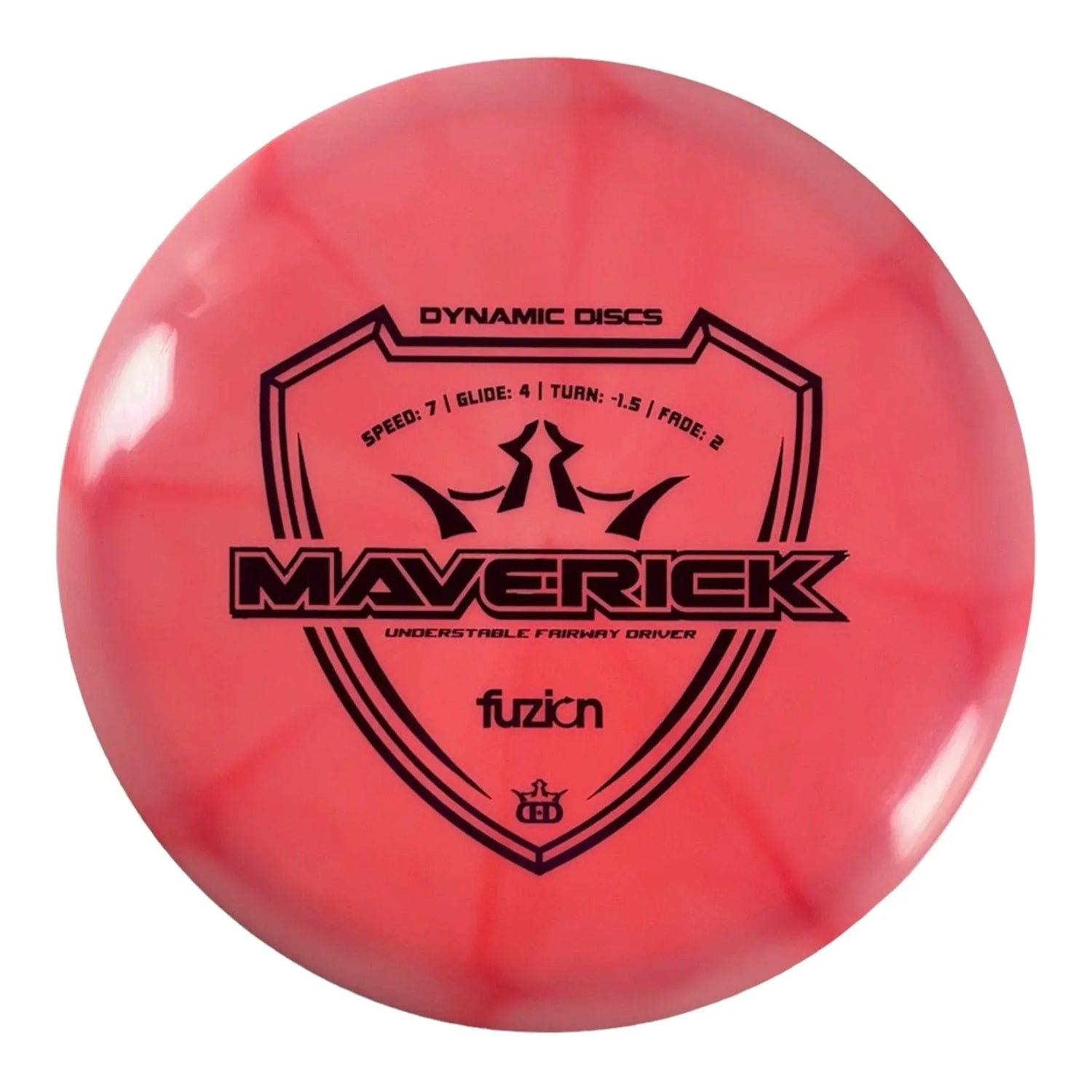 Dynamic Discs Maverick | Fuzion Burst | Pink/Purple 173g Disc Golf