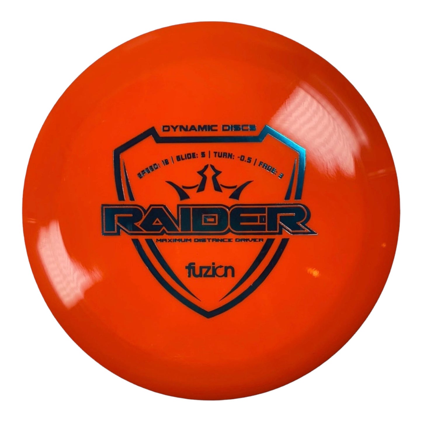 Dynamic Discs Raider | Fuzion | Orange/Teal Disc Golf