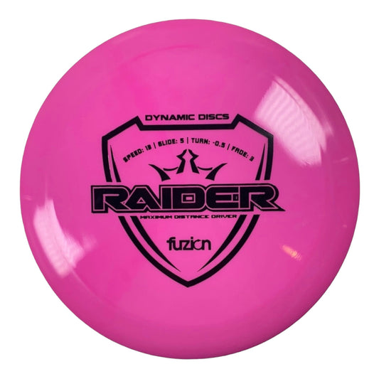 Dynamic Discs Raider | Fuzion | Pink/Black 171g Disc Golf