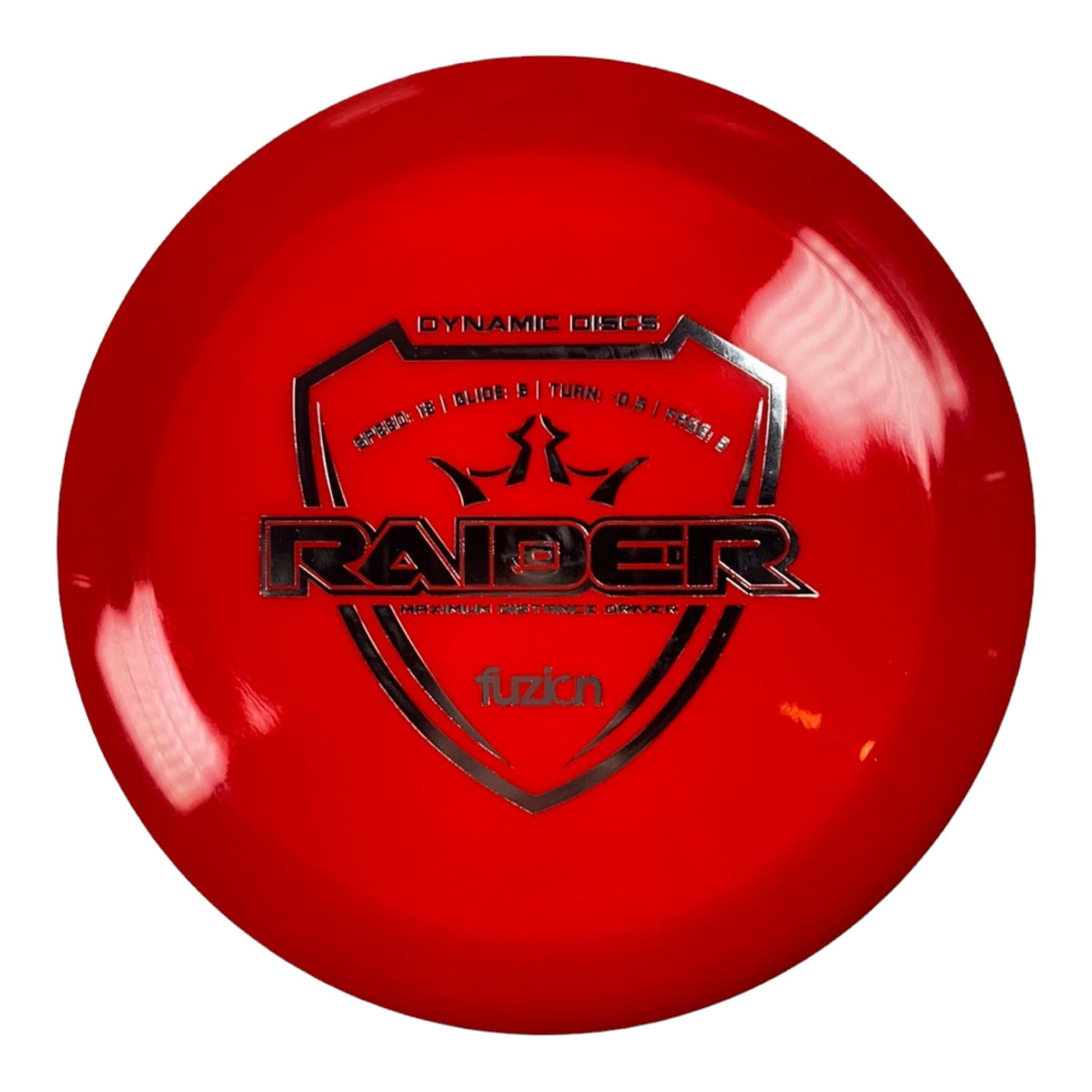 Dynamic Discs Raider | Fuzion | Red/Silver Disc Golf