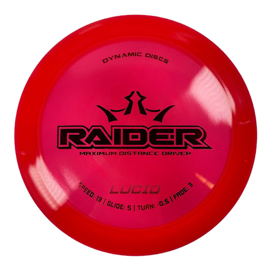Dynamic Discs Raider | Lucid | Red/Red 176g Disc Golf