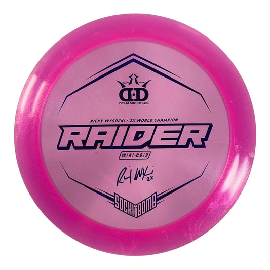 Dynamic Discs Raider | Lucid-X Chameleon | Pink/Blue 174-176g (Ricky Wysocki) Disc Golf