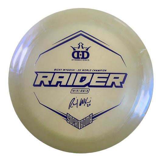 Dynamic Discs Raider | Lucid-X Chameleon | White/Purple 173-176g (Ricky Wysocki) Disc Golf