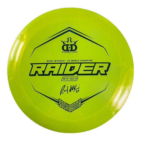 Dynamic Discs Raider | Lucid-X Chameleon | Yellow/Blue 173g (Ricky Wysocki) Disc Golf