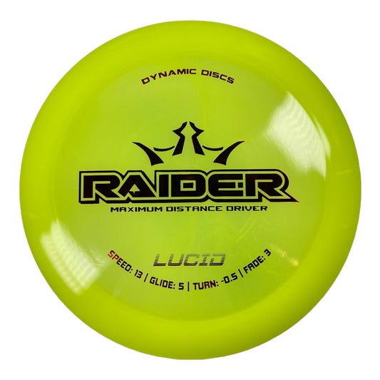 Dynamic Discs Raider | Lucid | Yellow/Red Disc Golf