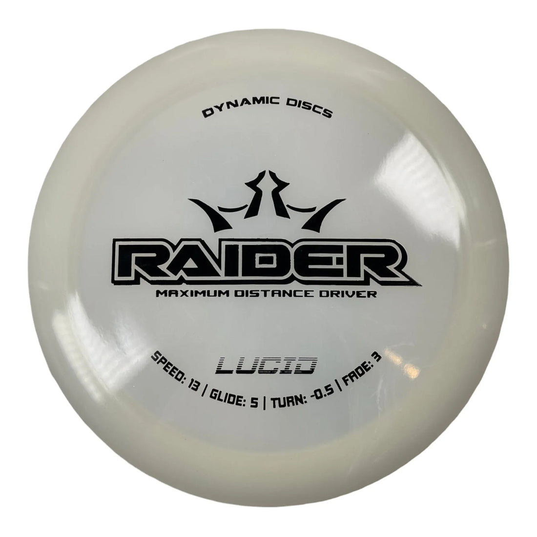 Dynamic Discs Raider | Lucid | White/Black 173 - 174g Disc Golf