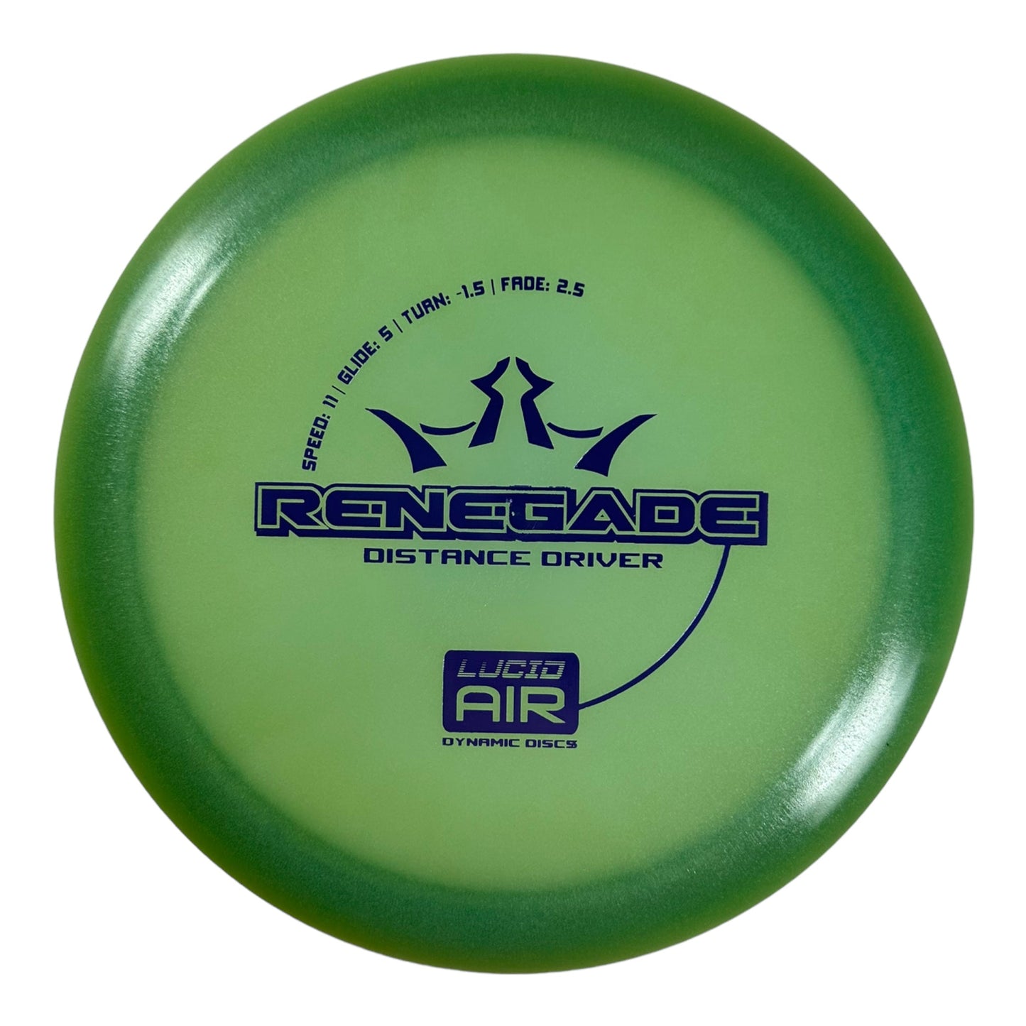 Dynamic Discs Renegade | Lucid Air | Green/Purple 158g Disc Golf