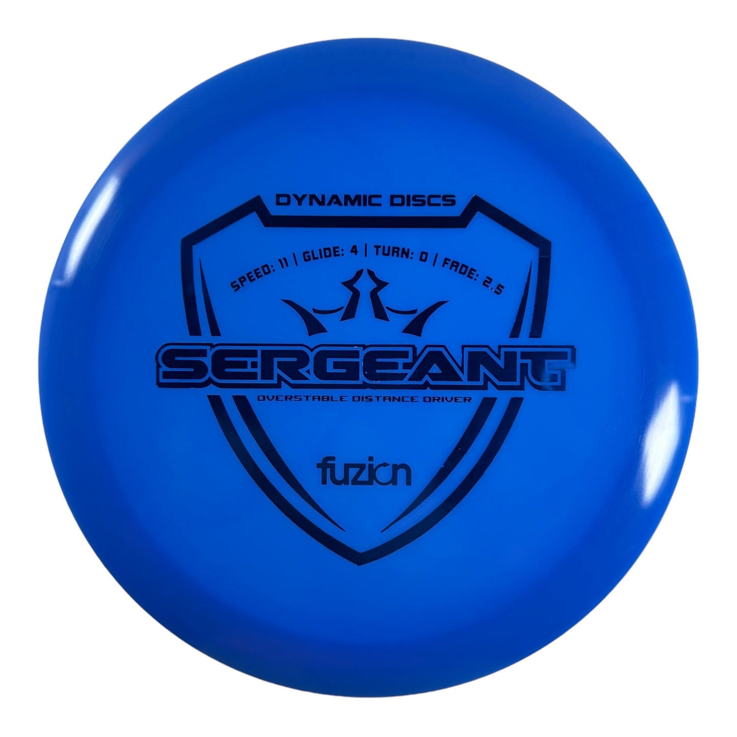 Dynamic Discs Sergeant | Fuzion | Blue/Blue 171g Disc Golf