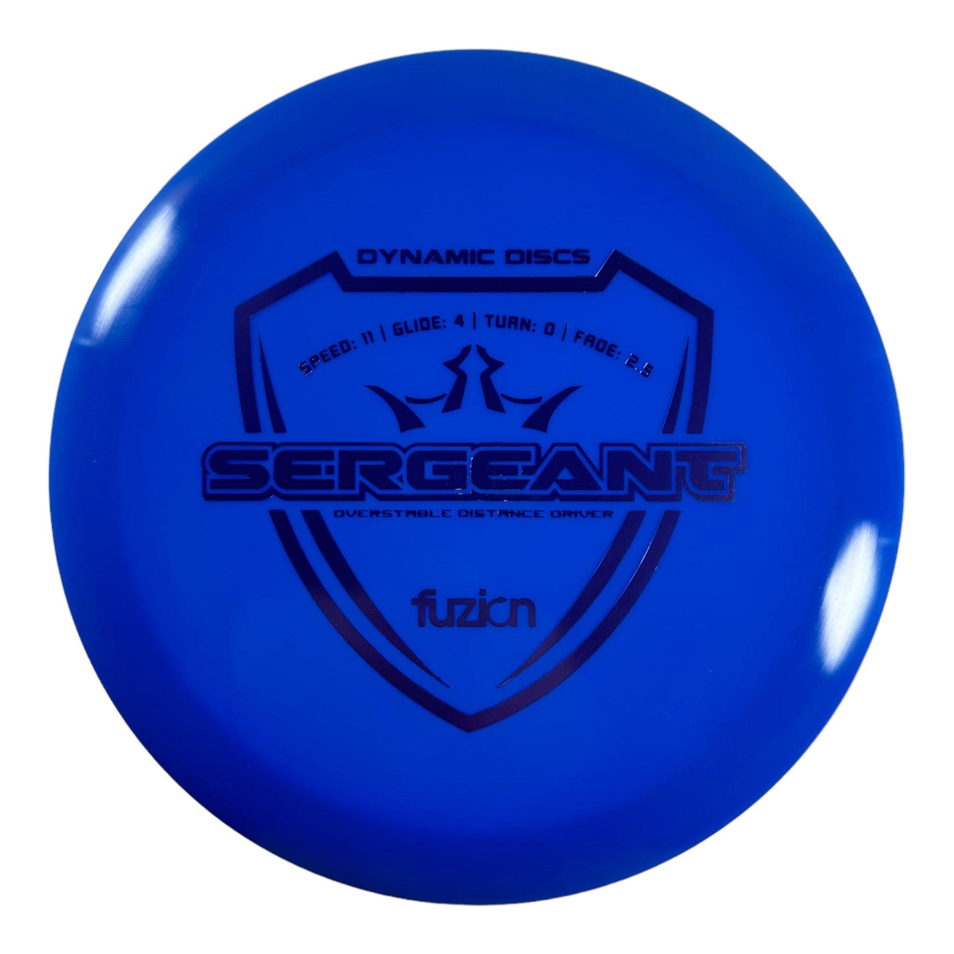 Dynamic Discs Sergeant | Fuzion | Blue/Silver 169g Disc Golf