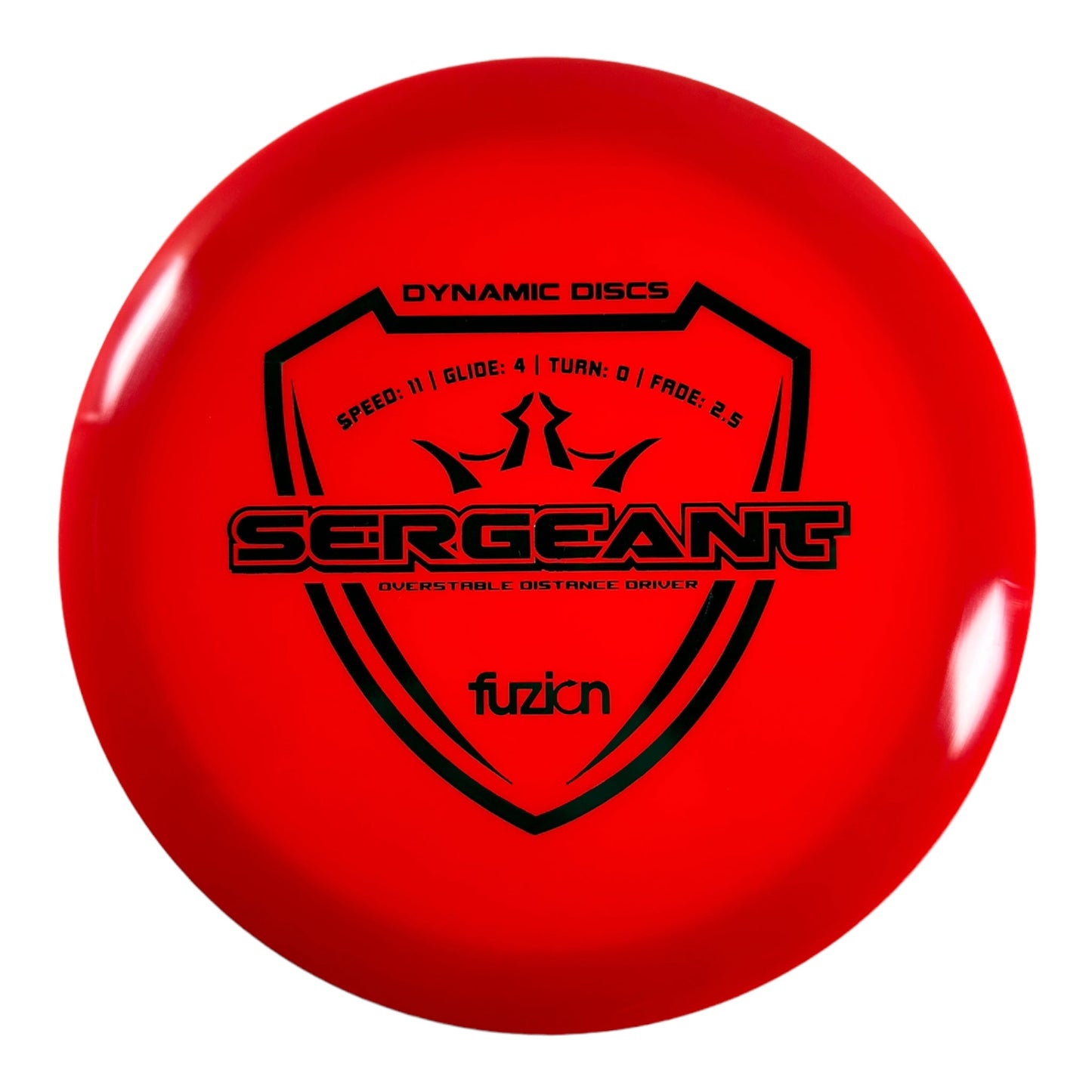 Dynamic Discs Sergeant | Fuzion | Red/Green 174g Disc Golf