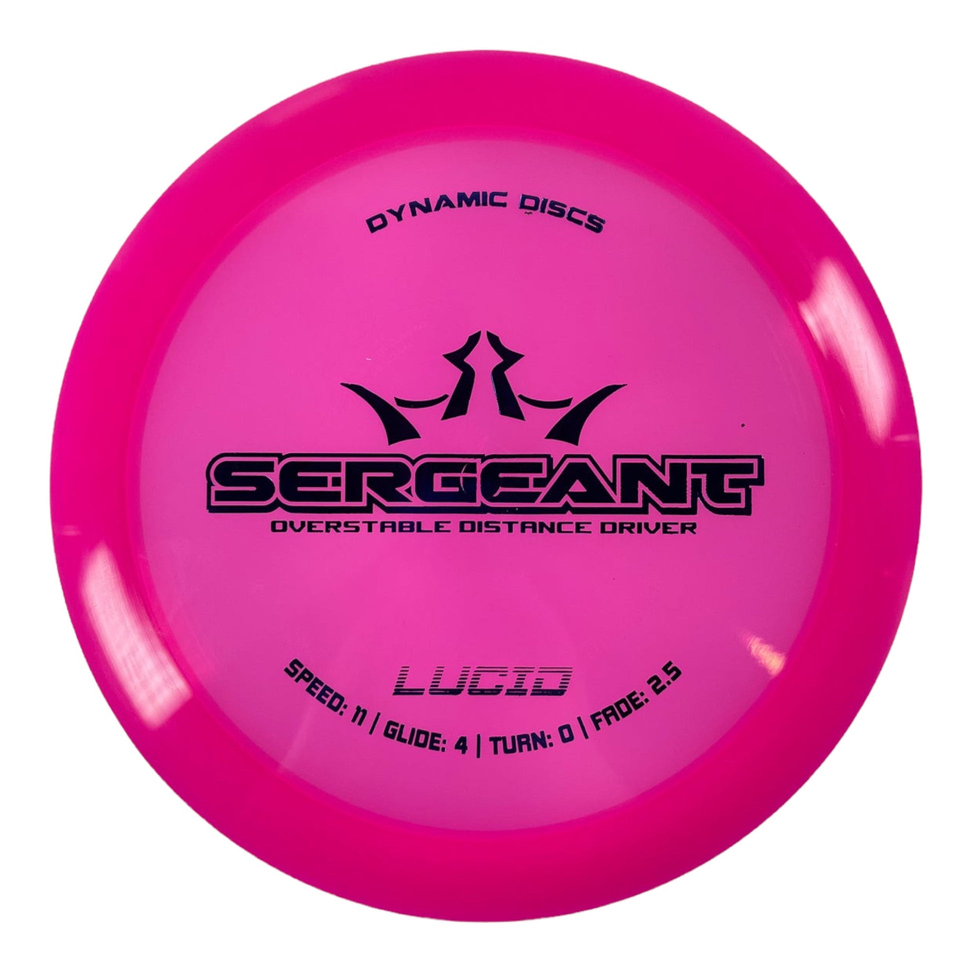 Dynamic Discs Sergeant | Lucid | Pink/Blue 173g Disc Golf