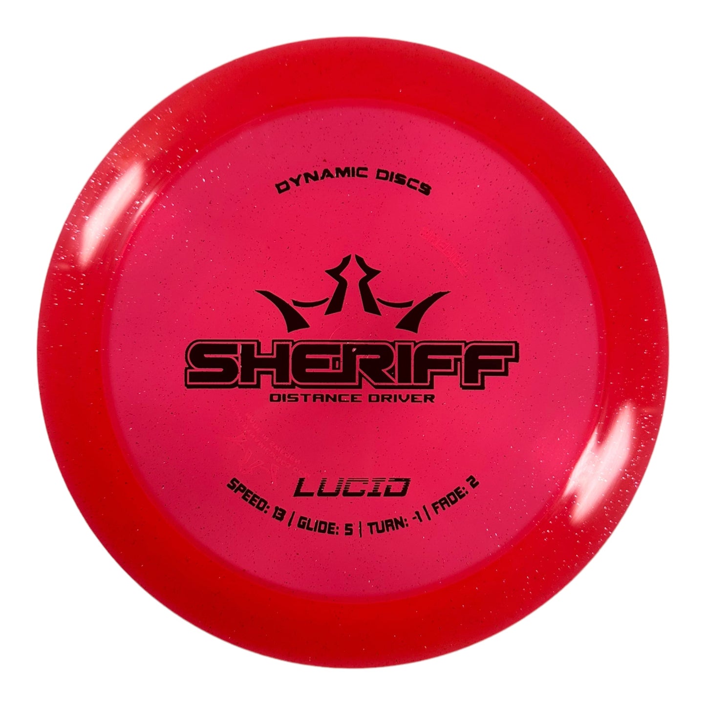 Dynamic Discs Sheriff | Lucid | Red/Black 173-175g Disc Golf