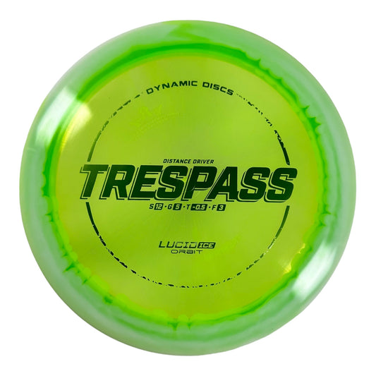 Dynamic Discs Trespass | Lucid-Ice Orbit | Green/Green 175g Disc Golf
