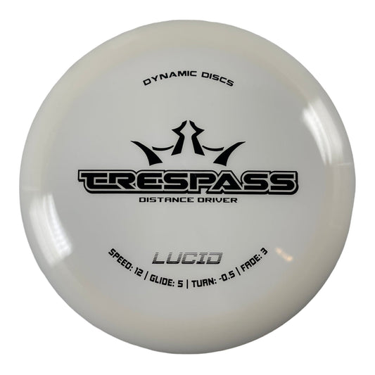 Dynamic Discs Trespass | Lucid | White/Black 171g Disc Golf