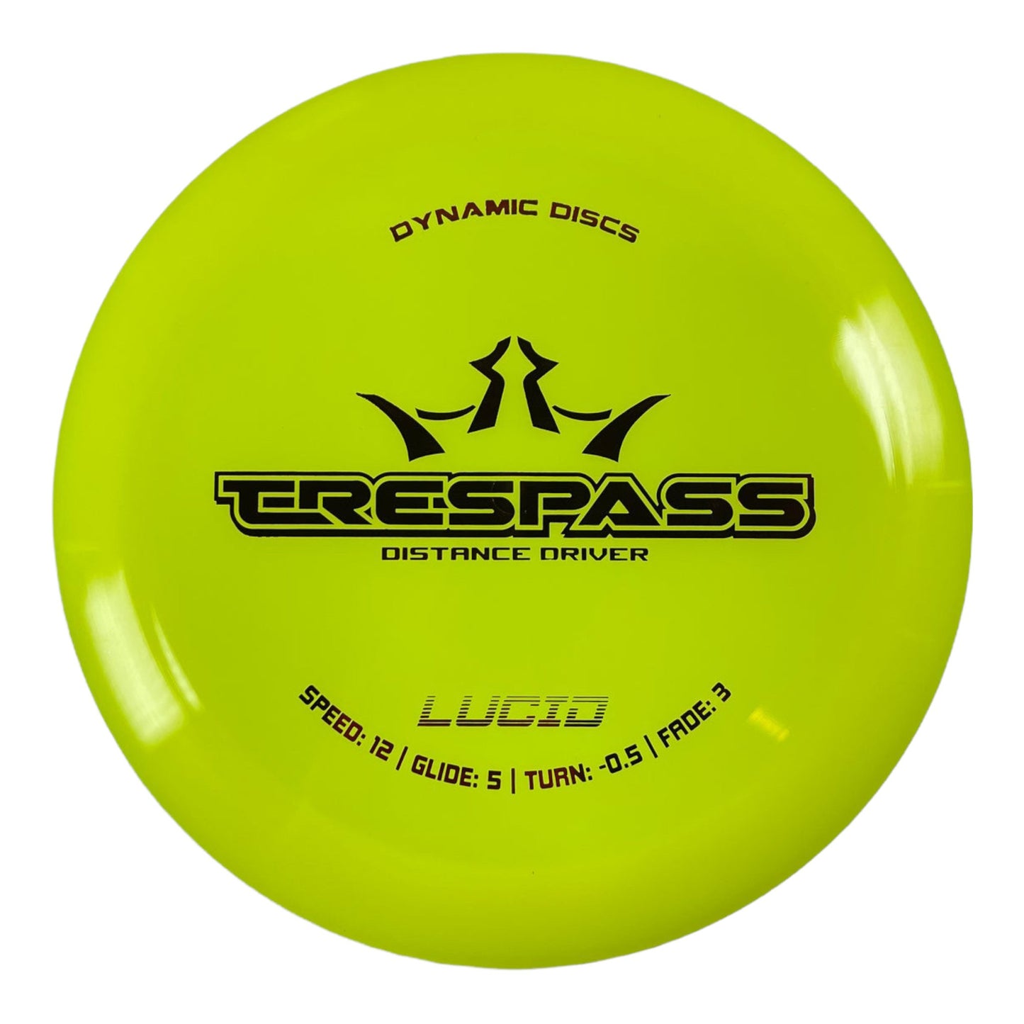 Dynamic Discs Trespass | Lucid | Yellow/Red 173g Disc Golf
