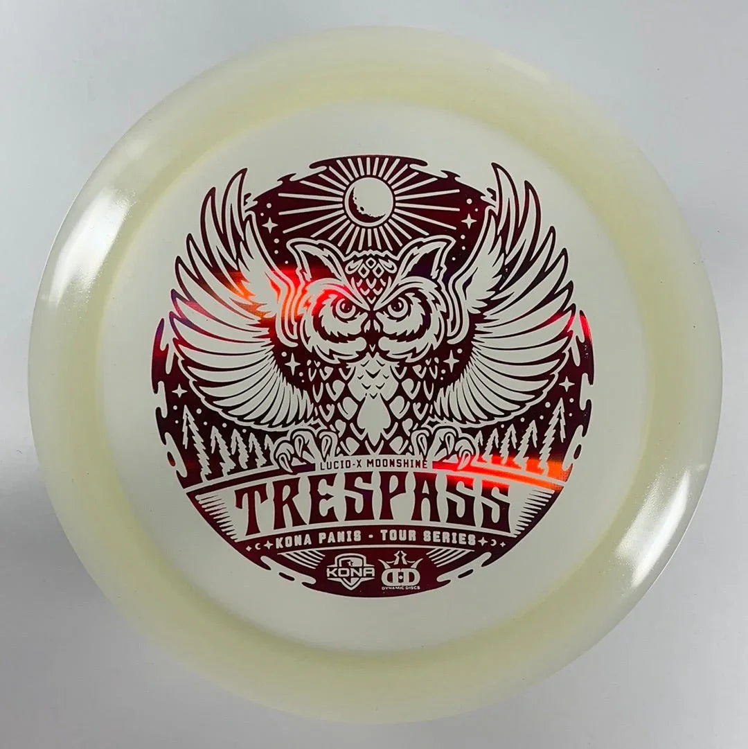 Dynamic Discs Trespass | Lucid - X Moonshine | Glow/Red 173g Disc Golf