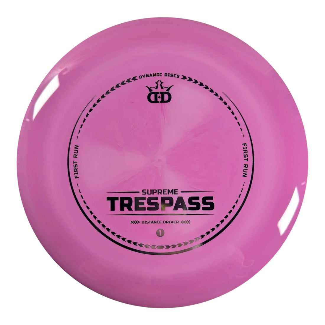 Dynamic Discs Trespass | Supreme | Pink/Silver 172 - 173g Disc Golf