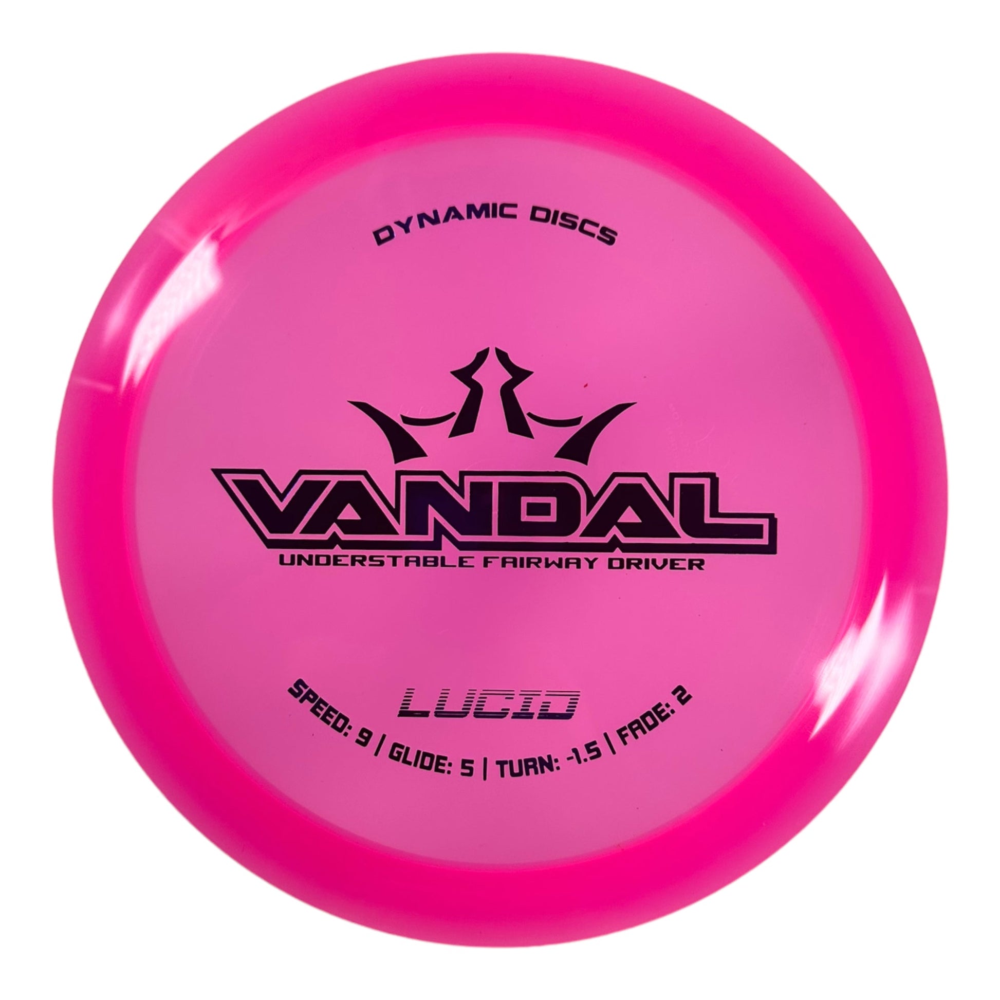 Dynamic Discs Vandal | Lucid | Pink/Blue 169g Disc Golf