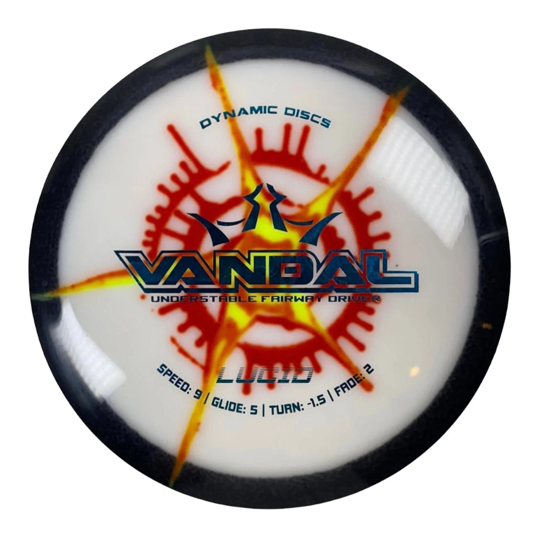 Dynamic Discs Vandal | Lucid | Black/MyDye Disc Golf