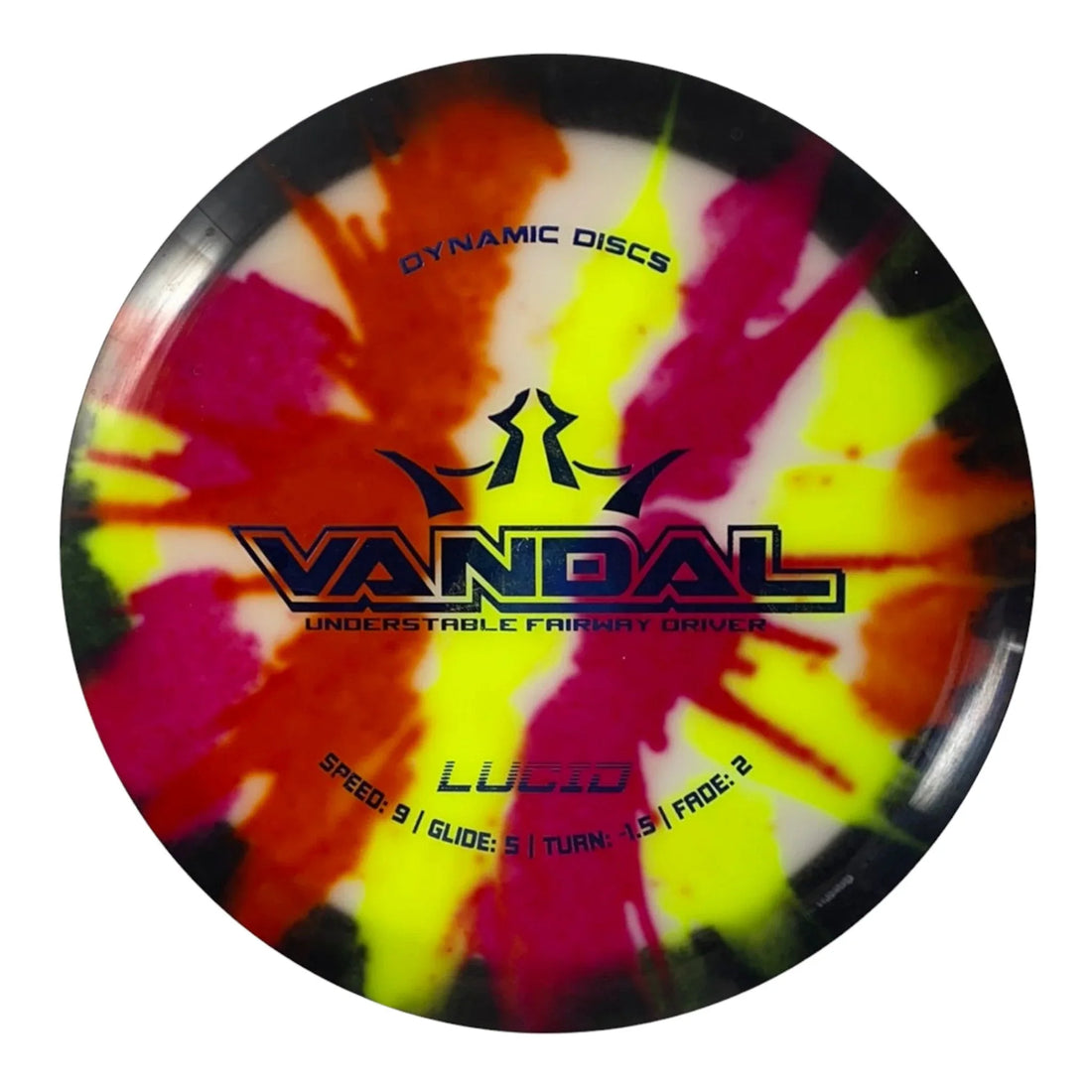 Dynamic Discs Vandal | Lucid | Pink/MyDye 176g Disc Golf