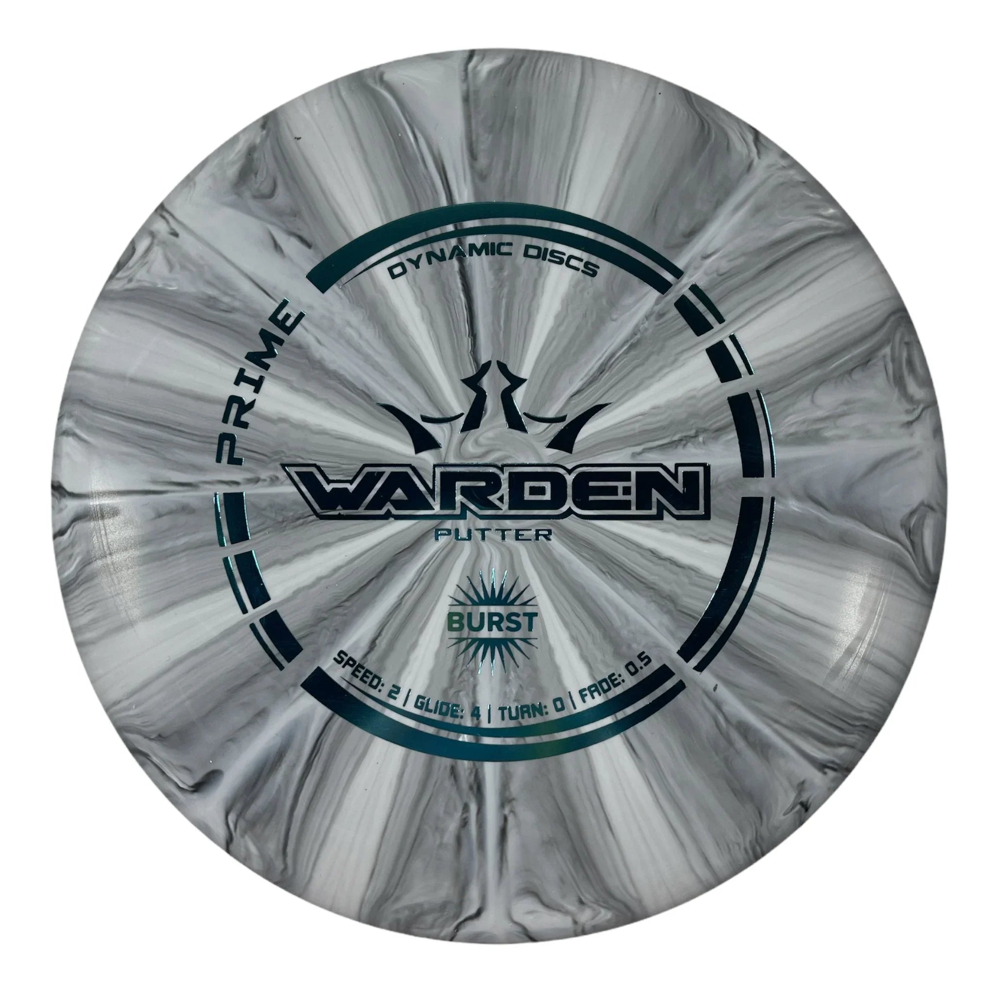 Dynamic Discs Warden | Prime Burst | Grey/Blue 175 - 176g Disc Golf